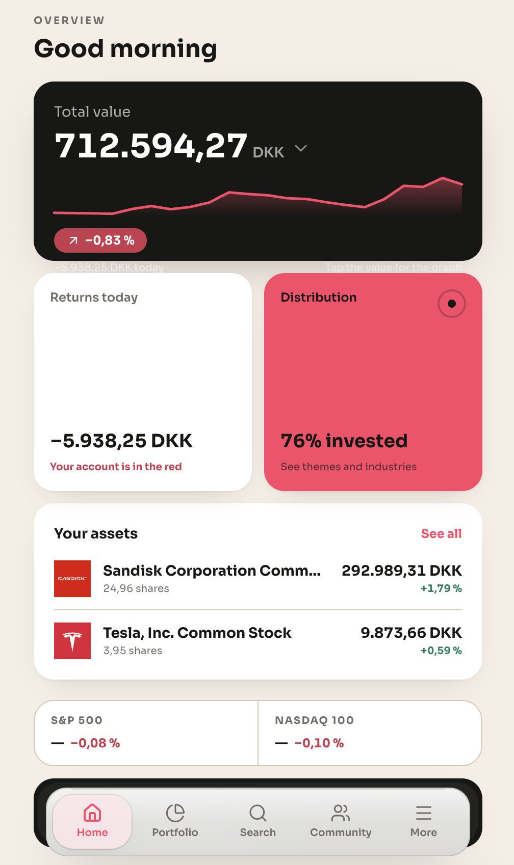 Investio investment app